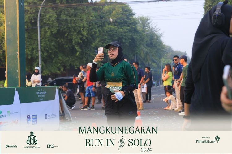 Race photo from Mangkunegaran Run 2024