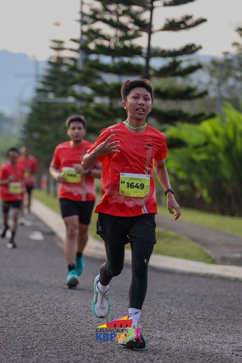 Race photo from CISANGKAN KBP CITY RUN 2025