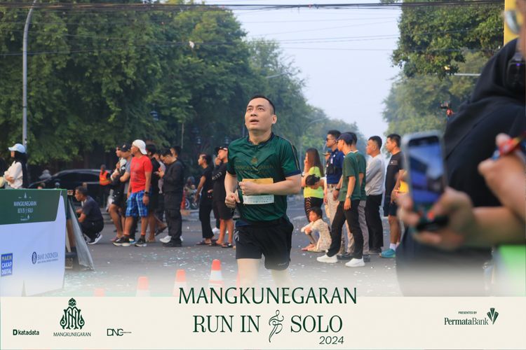 Race photo from Mangkunegaran Run 2024