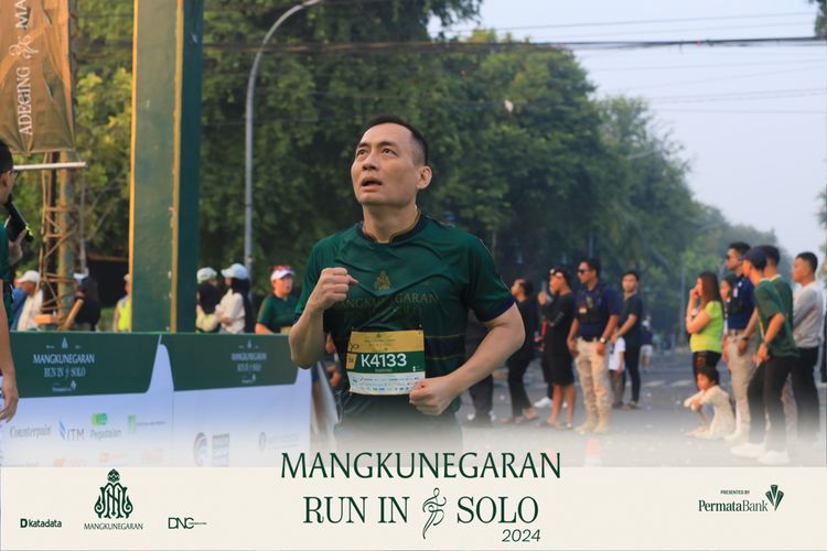 Race photo from Mangkunegaran Run 2024