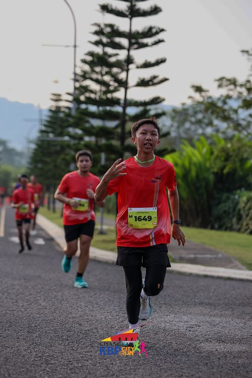 Race photo from CISANGKAN KBP CITY RUN 2025