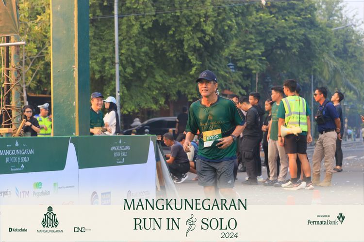 Race photo from Mangkunegaran Run 2024