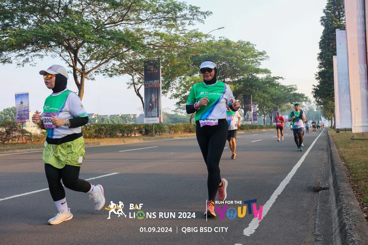 Race photo from BAF LIONS RUN 2024
