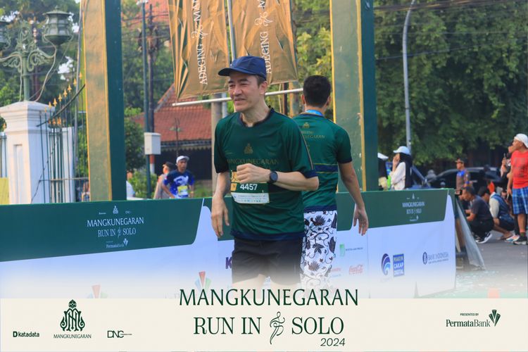 Race photo from Mangkunegaran Run 2024