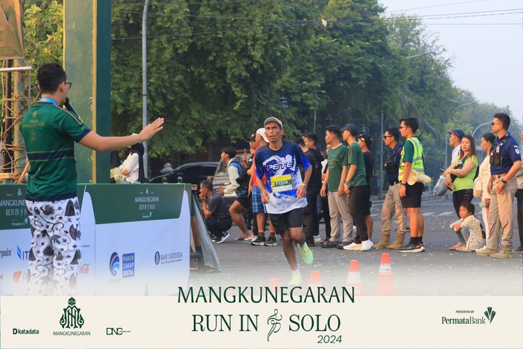 Race photo from Mangkunegaran Run 2024