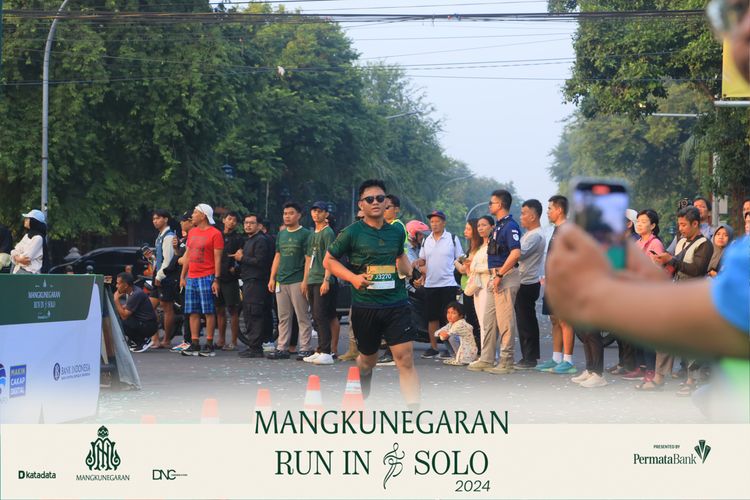 Race photo from Mangkunegaran Run 2024