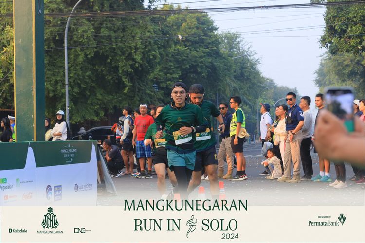 Race photo from Mangkunegaran Run 2024