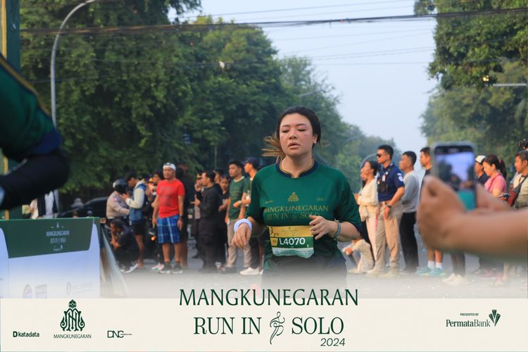 Race photo from Mangkunegaran Run 2024