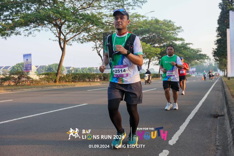 Race photo from BAF LIONS RUN 2024