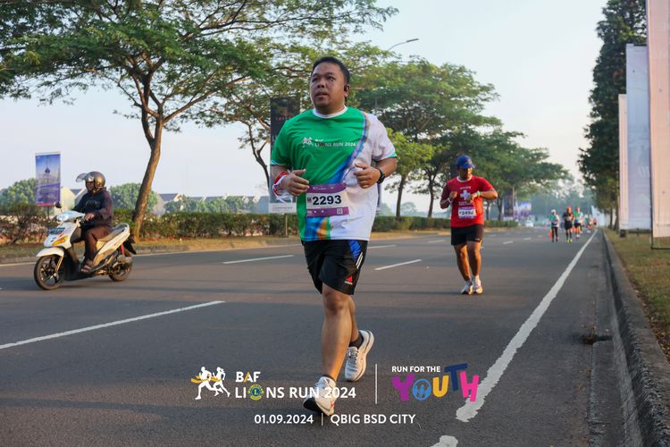 Race photo from BAF LIONS RUN 2024