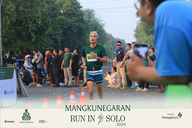 Race photo from Mangkunegaran Run 2024