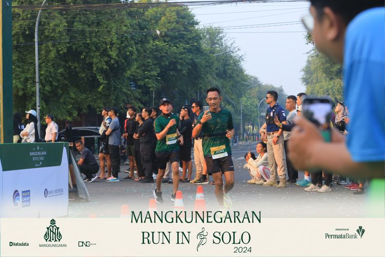 Race photo from Mangkunegaran Run 2024