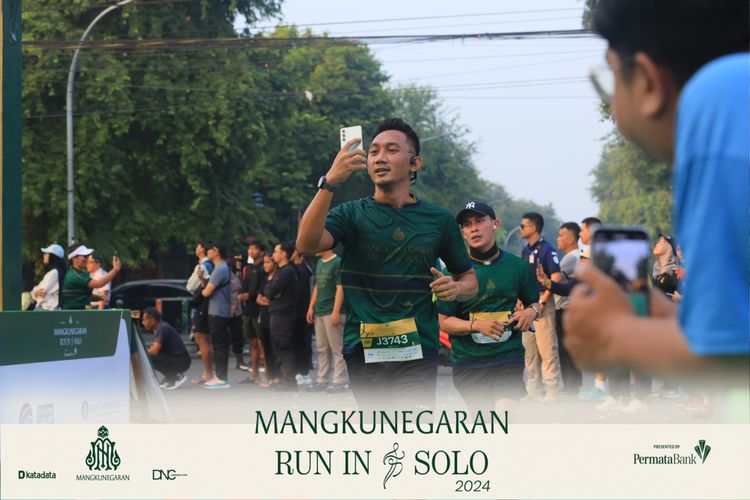 Race photo from Mangkunegaran Run 2024