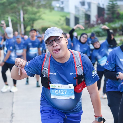 Race photo from BOGORUN 2026