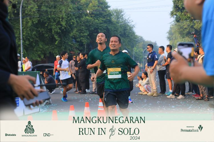 Race photo from Mangkunegaran Run 2024