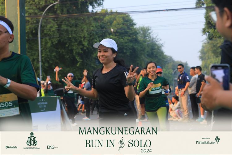 Race photo from Mangkunegaran Run 2024