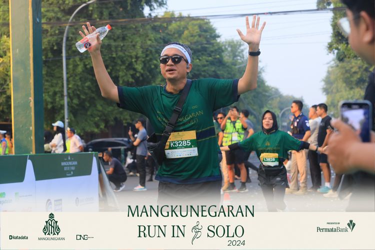 Race photo from Mangkunegaran Run 2024
