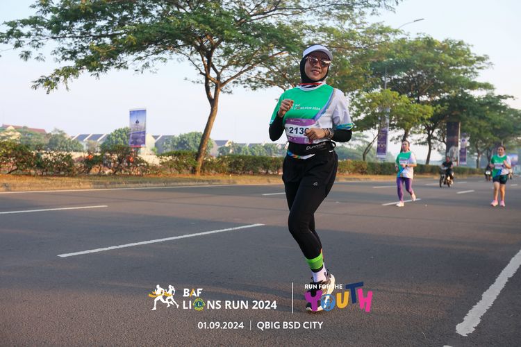 Race photo from BAF LIONS RUN 2024