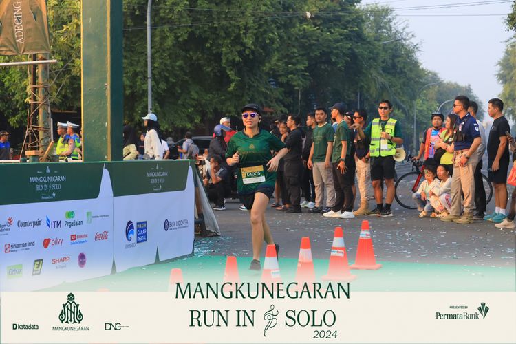 Race photo from Mangkunegaran Run 2024