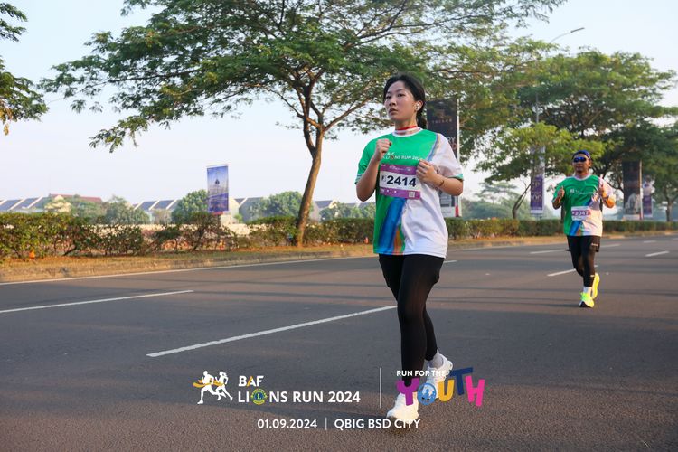 Race photo from BAF LIONS RUN 2024