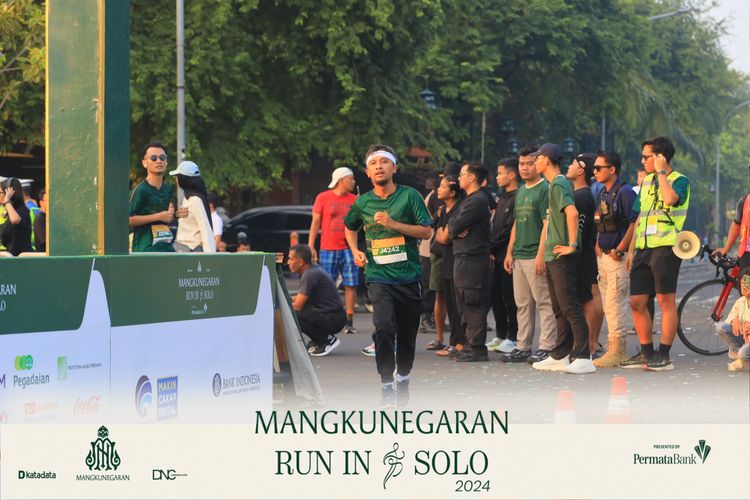Race photo from Mangkunegaran Run 2024