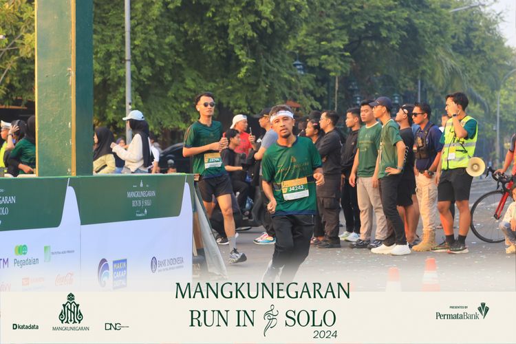 Race photo from Mangkunegaran Run 2024
