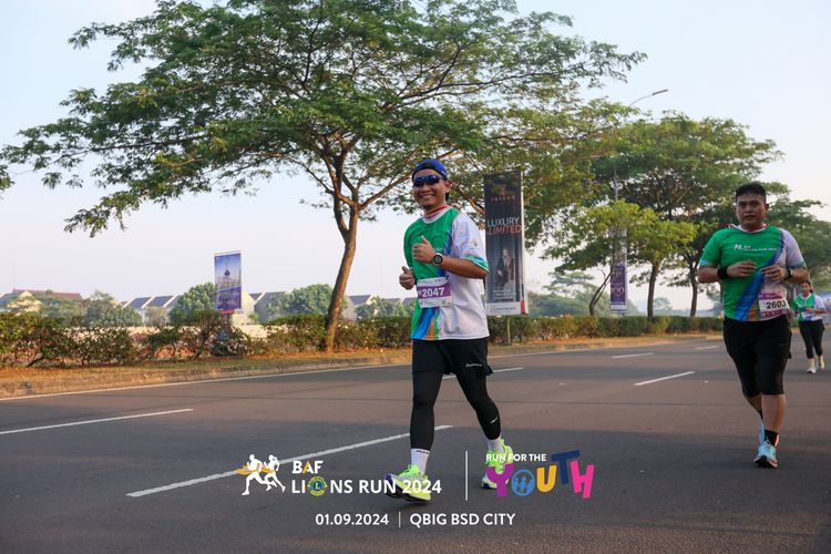 Race photo from BAF LIONS RUN 2024