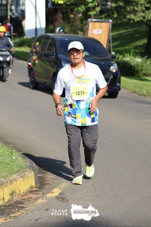 Race photo from Taman Budaya x BOGORUN 2025