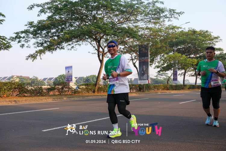 Race photo from BAF LIONS RUN 2024