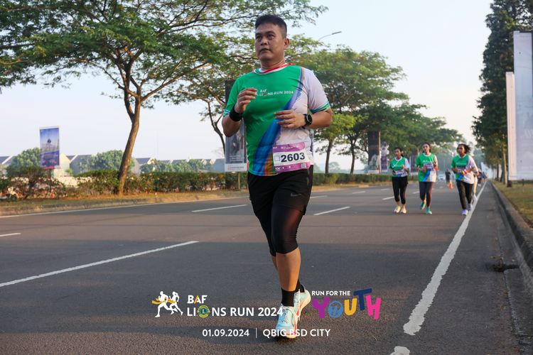 Race photo from BAF LIONS RUN 2024
