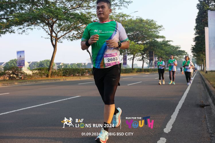 Race photo from BAF LIONS RUN 2024