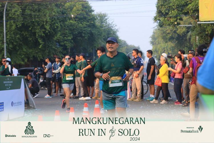 Race photo from Mangkunegaran Run 2024
