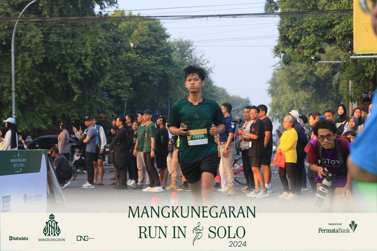Race photo from Mangkunegaran Run 2024