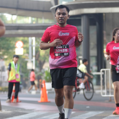 Race photo from SMARTFREN RUN 2026