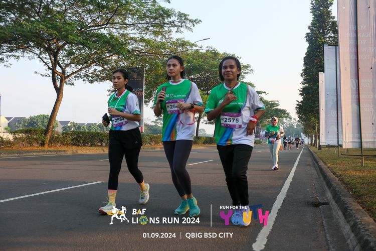 Race photo from BAF LIONS RUN 2024