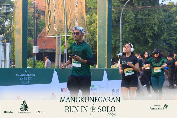 Race photo from Mangkunegaran Run 2024