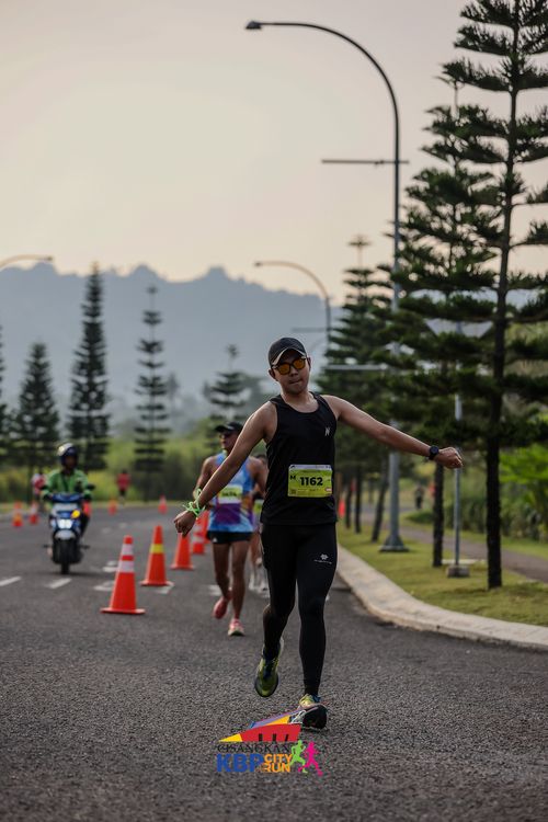 Race photo from CISANGKAN KBP CITY RUN 2025