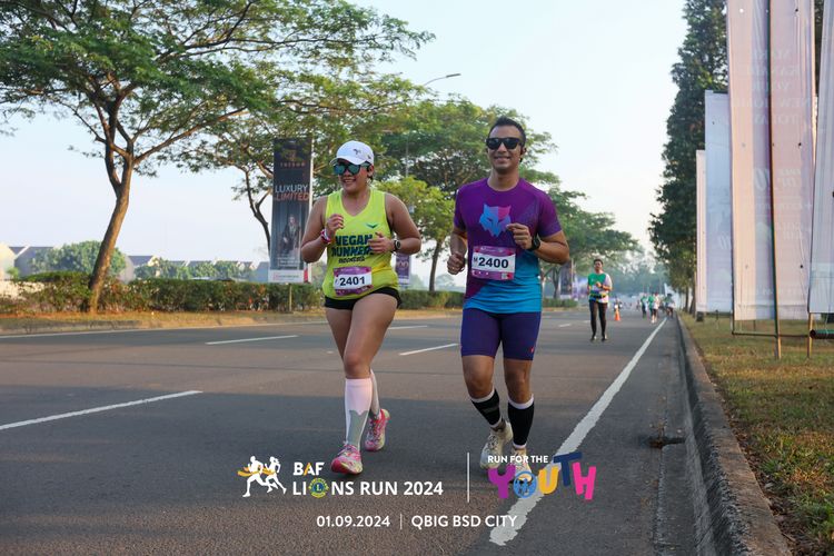 Race photo from BAF LIONS RUN 2024