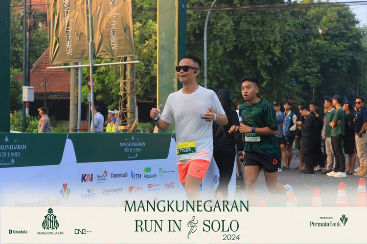 Race photo from Mangkunegaran Run 2024