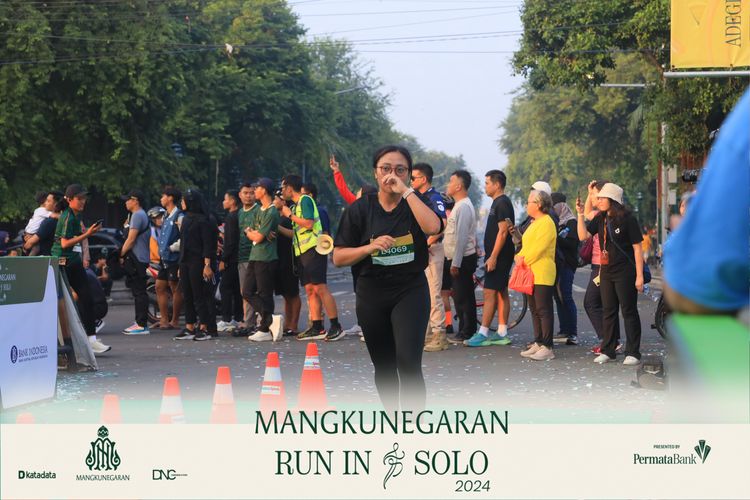 Race photo from Mangkunegaran Run 2024