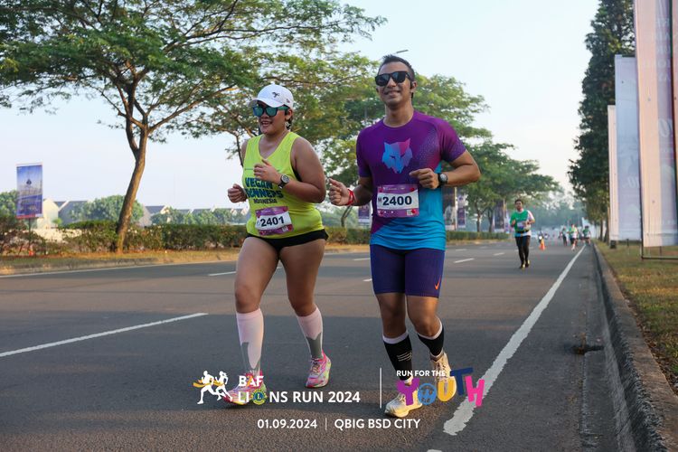 Race photo from BAF LIONS RUN 2024