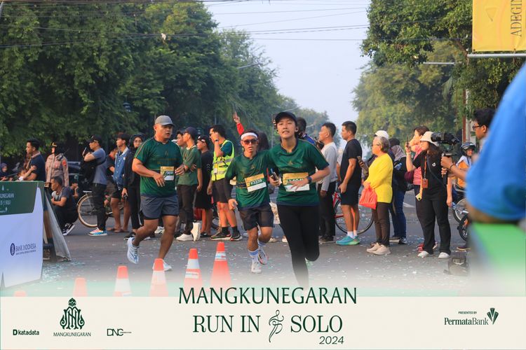 Race photo from Mangkunegaran Run 2024