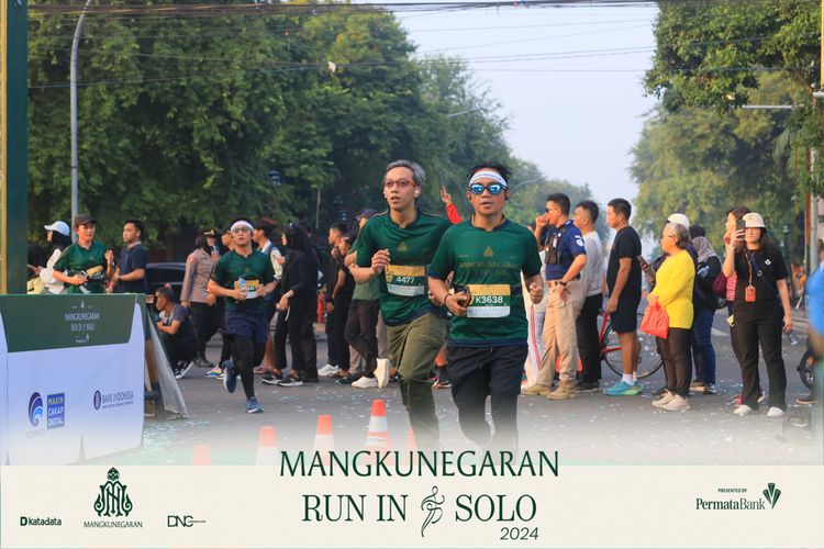 Race photo from Mangkunegaran Run 2024