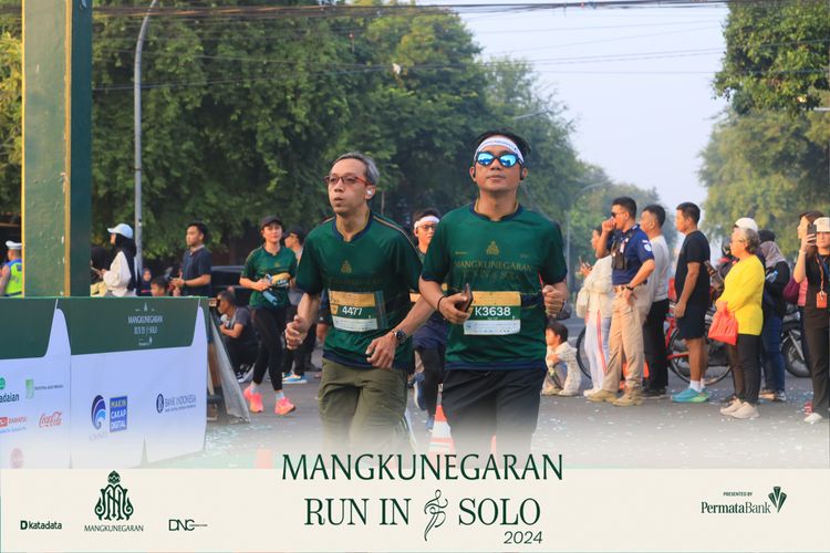 Race photo from Mangkunegaran Run 2024
