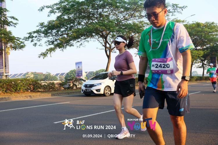 Race photo from BAF LIONS RUN 2024