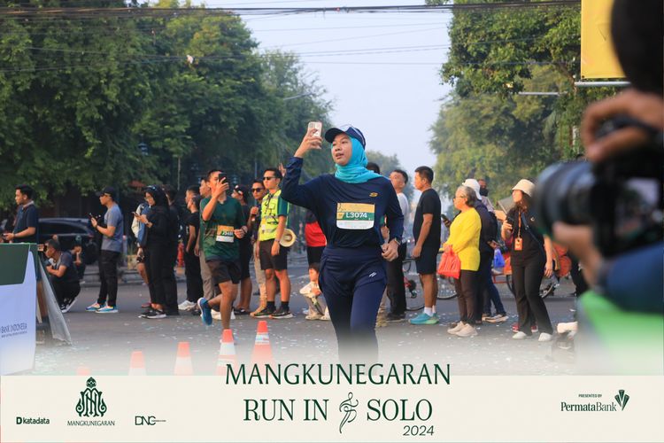 Race photo from Mangkunegaran Run 2024