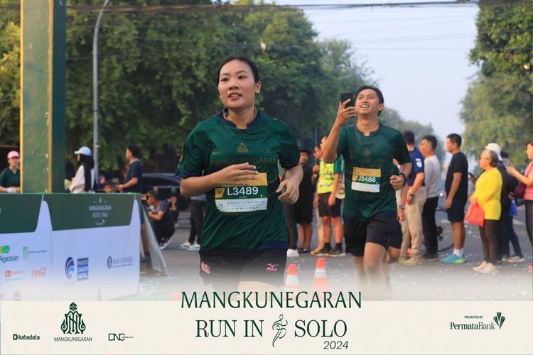 Race photo from Mangkunegaran Run 2024
