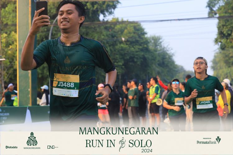 Race photo from Mangkunegaran Run 2024