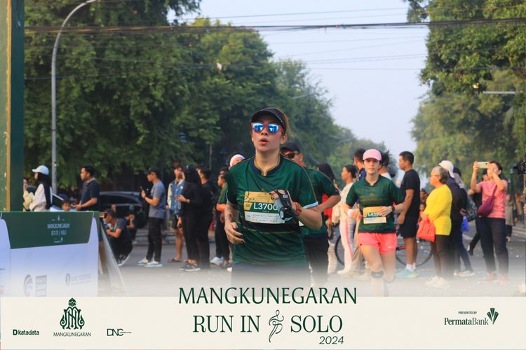 Race photo from Mangkunegaran Run 2024