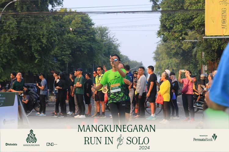 Race photo from Mangkunegaran Run 2024
